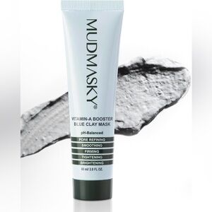 Mudmasky Vitamin A Booster Blue Clay Mask 60mil 2.0Fl Retinol Alternative